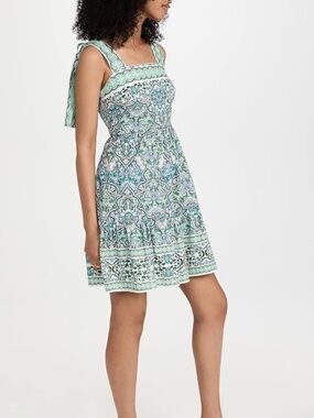 Shoshanna Fit & Flare Tiered Mini Dress Size 10